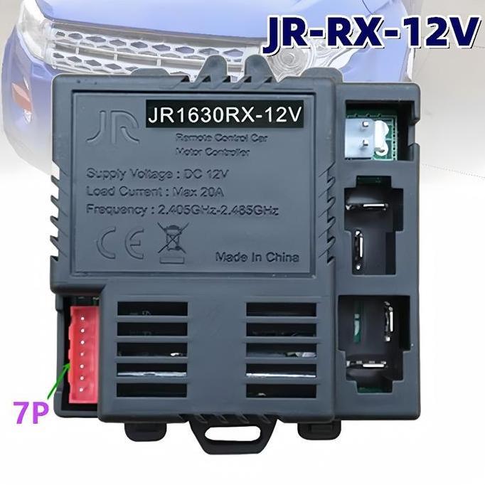 SWASAGARA Receiver Remot Mobil Aki JR-RX-12V Socket B 7pin Receiver Mobil Aki 12v Mainan Rc Mobil El