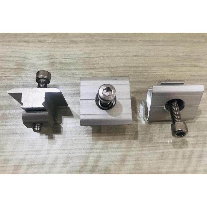 Mid Clamp Mounting PV Solar Panel Surya Mid Klem Inter Clamp 30mm 35mm