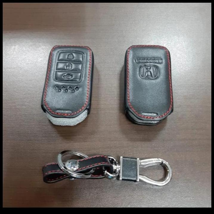 TERLARIS SARUNG REMOT KULIT KEYLESS MOBIL HONDA BRV 2022 
