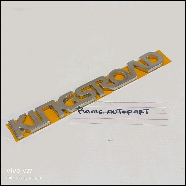 DISKON EMBLEM LOGO BAGASI TULISAN KINGSROAD / MOBIL NISSAN TERRANO / ORIGINAL 100 % 
