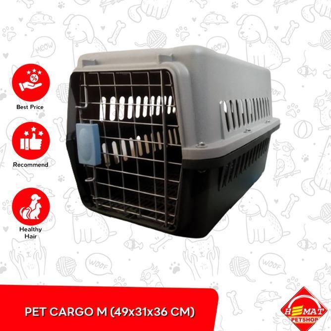 Kandang Kucing Anjing Portable Ukuran Sedang Pet Cargo M