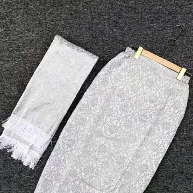 DMC 04-Rok songket span jadi dan selendang//set songket rok span dan selendang//rok span jadi pingga