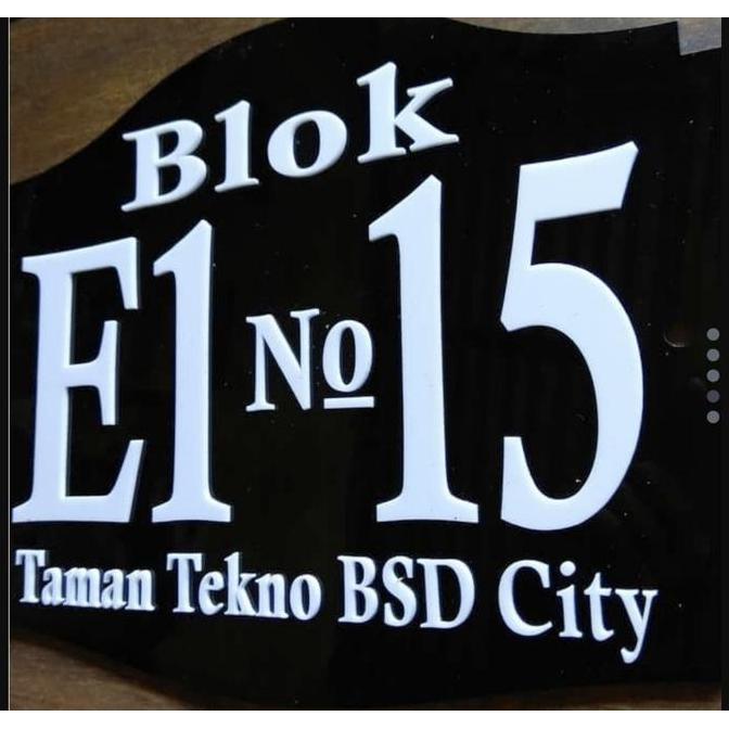 HARGA SAHABAT - Nomor Rumah Akrilik Plat| Nomor Rumah | Plat Nomor Rumah