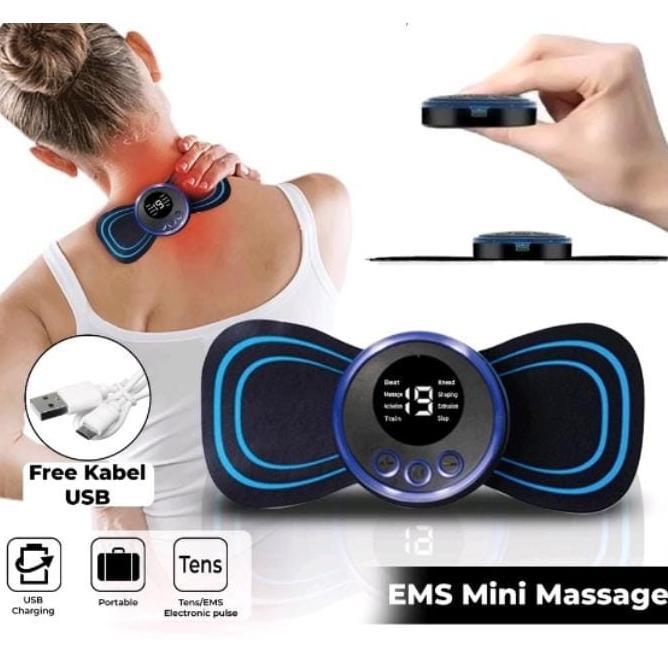 Alat Pijat Punggung Pingang Tubuh Elektrik Portable Tempel - pijat punggung