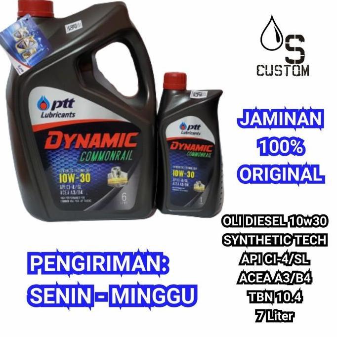 Oli Diesel PTT Dynamic 10w30 7L API CI 10w-30