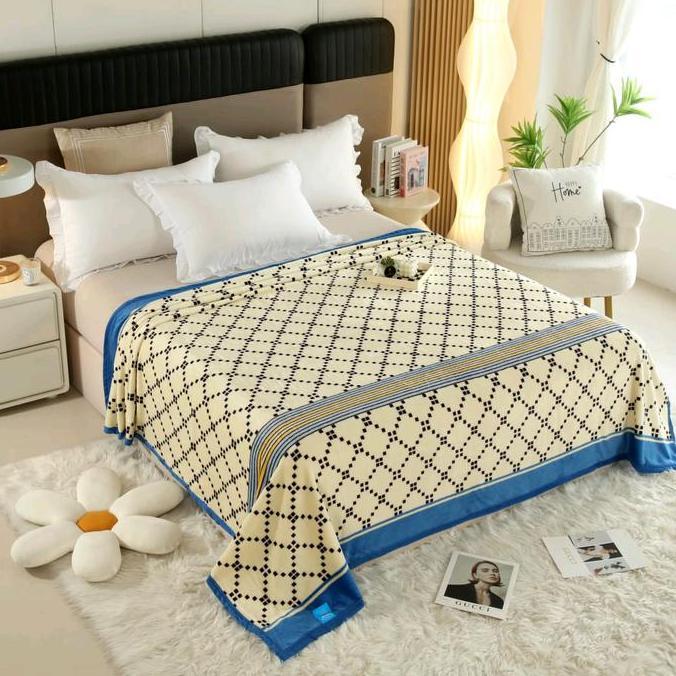 TERLARIS SELIMUT DEWASA POLISTER TEBAL SUPER JUMBO SRH UKURAN 200X230CM AESTETIK BULU HALUS LEMBUT B