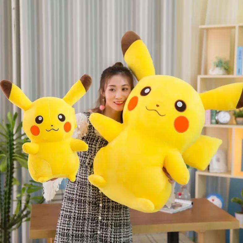 Promo Boneka Pokemon Pikachu Charmander Bulbasaur Squirtle Ukuran 30 Cm Promo