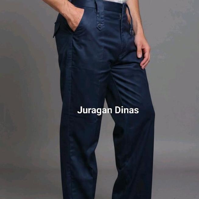 Celana Pdh Celana Pdh Biru Dongker Biru Navy Satpam Security Dishub