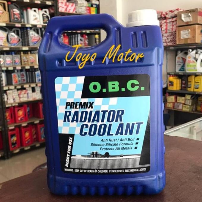 Promo Air Radiator Coolant OBC Warna Hijau 5 Liter Diskon