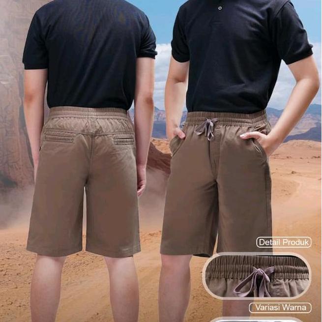 Celana Pendek Pria Celana Model Karet Kendy Keliling - Cod