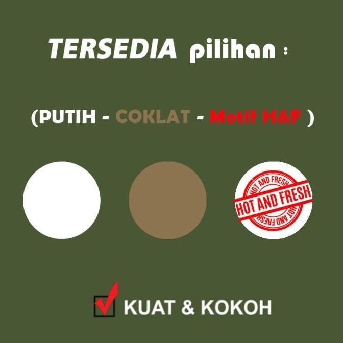 Kotak HOTANG - Box HOTANG - Dus HOTANG | KRAFT COKLAT -HOT&FRESH