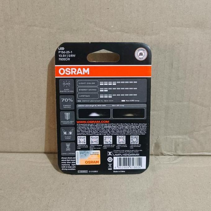 lampu depan led osram putih vario 125 beat satria mio bebek bohlam led osram putih