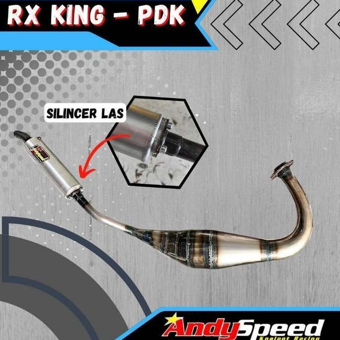 Promo Andy Speed Knalpot RX KING KOLONG MODEL PDK Diskon
