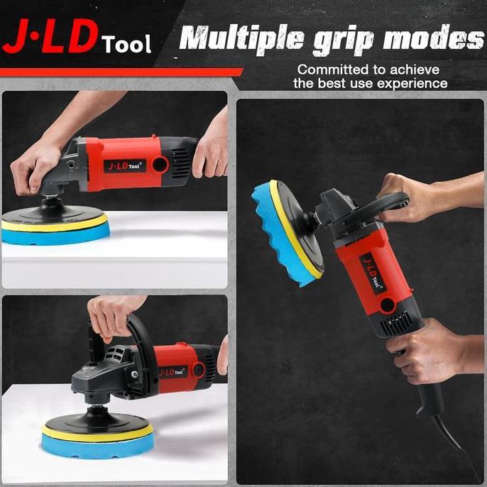 Murah Jld 7" Angle Polisher  Mega Polish Mobil Mantap  All-In-One  Rotary Buffer Master Copper Motor
