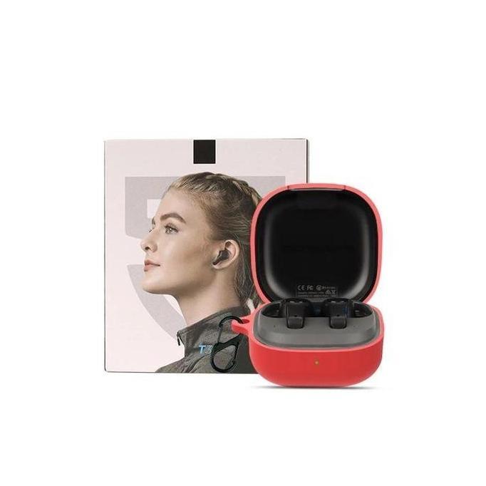 Soft Case Silikon Kompatibel Untuk TWS Soundpeats T3 + Carabiner