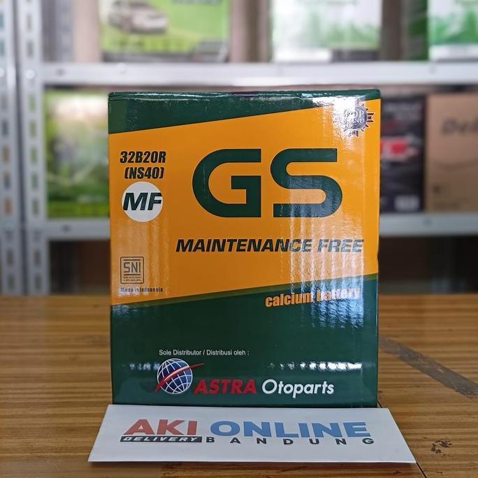 Aki mobil NS40zl GS MF ASTRA toyota AGYA