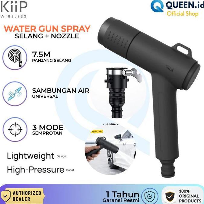 SUPER HEMAT - KIIP SN25 Water Gun Spray Jet Cleaner Nozzle Semprotan Selang Air Cuci Mobil Motor Gul