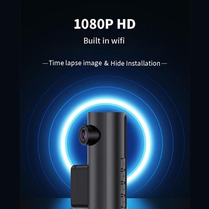 NEW - Kamera Mobil Dashcam DVR Wifi Dashboard Camera Depan Belakang CCTV