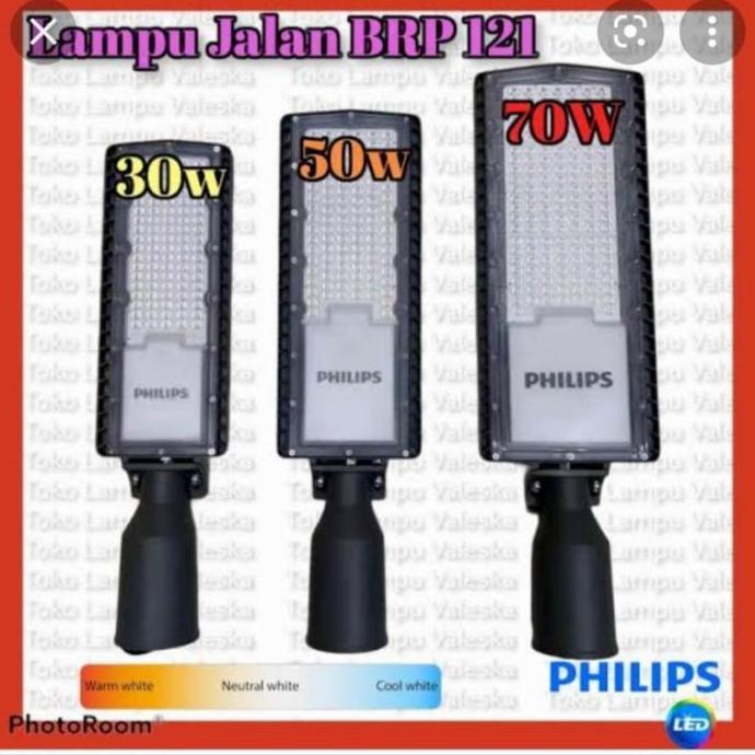 TERBARU - lampu jalan led philips brp052 40w 40 watt pju led philips BRP 052 40