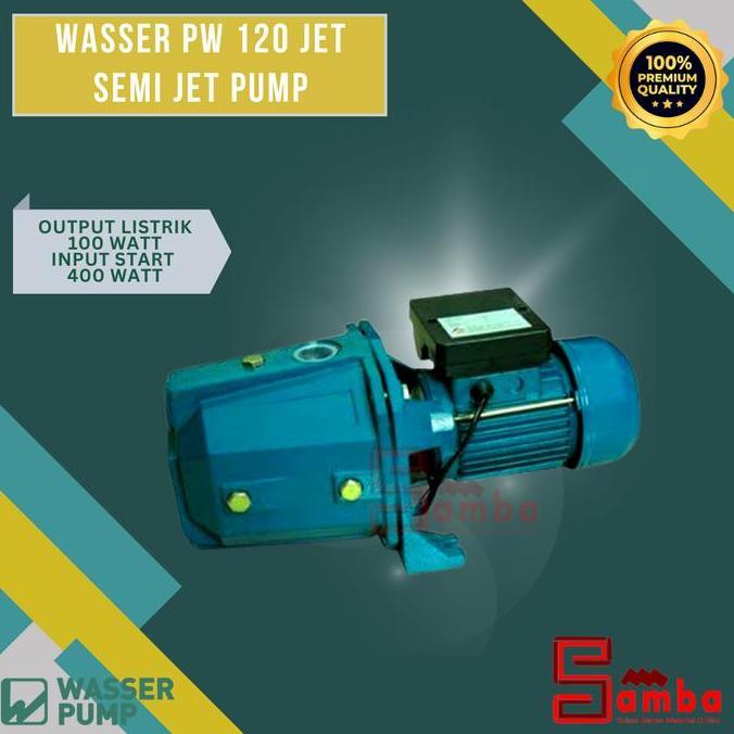 WASSER MESIN POMPA AIR WASSER SEMI JET PUMP PW 120 JET original