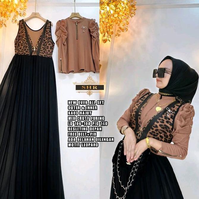 New NewReady Overall Leopard Mantap Free Pin Free Belt 100%Ori Shr Promo Lebaran