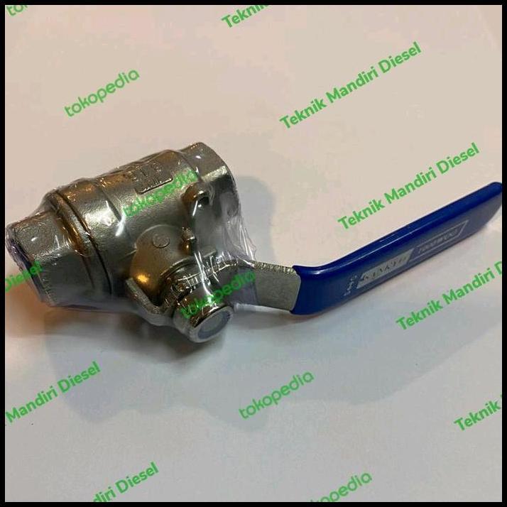 TERBARU BALL VALVE STAINLESS STEEL /BALL VALVE 1/4INC /KERAN AIR STAINLESS