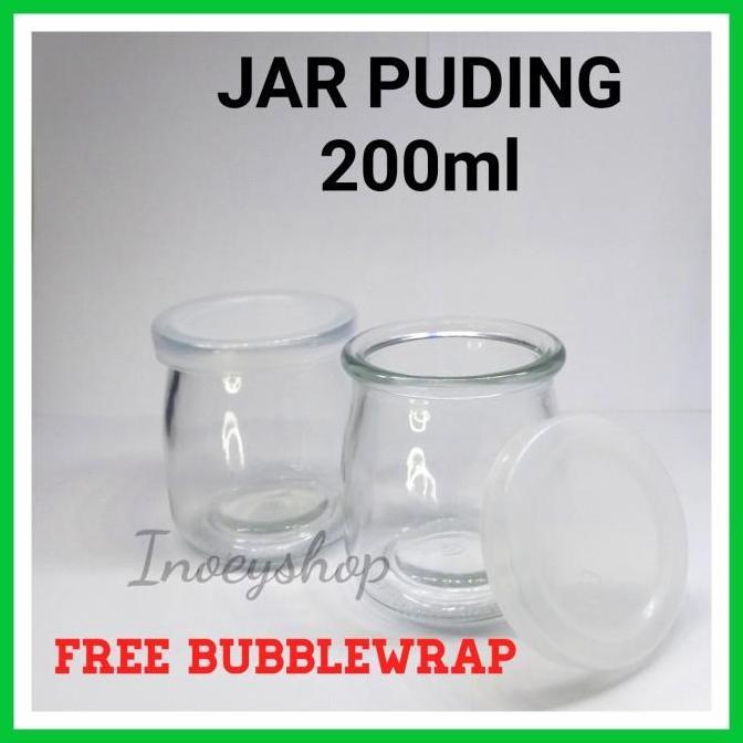 JAR PUDING 200ML DENGAN BUBBLE