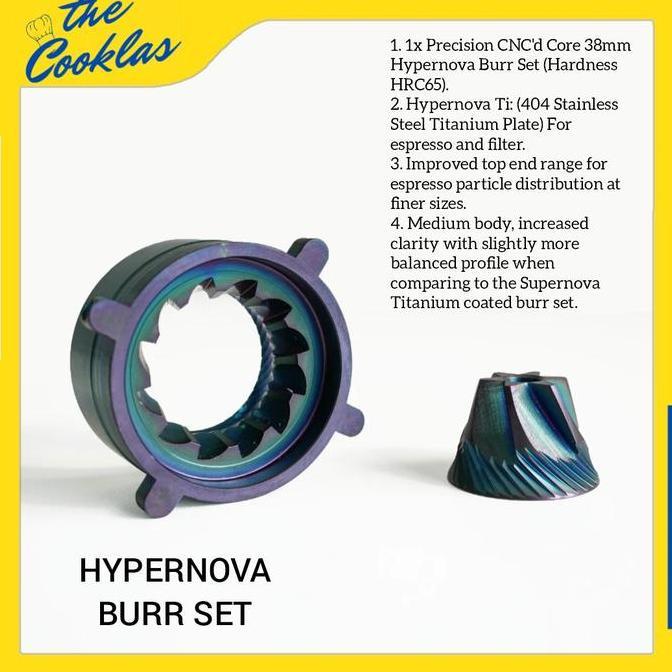 Electric Coffee Grinder w/ HYPERNOVA BURR | Grinder VS3 Gen 2 Design | Mesin Grinder Biji Kopi