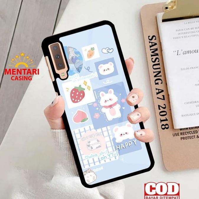 Case SAMSUNG A7 2018 CASING SAMSUNG A7 2018 [ CUTE ] Mentari casing