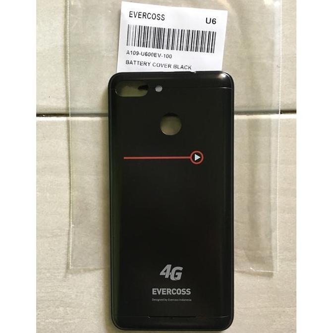 Tutup baterai casing belakang backdoor evercoss U6 Xtream 1 Plus ori