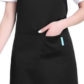 Celemek Polos Bahan Drill - Hitam