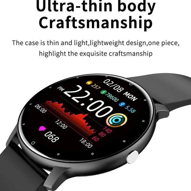 BIDEN Smart Watch Pria Olahraga Kebugaran Tidur Heart Rate Monitor