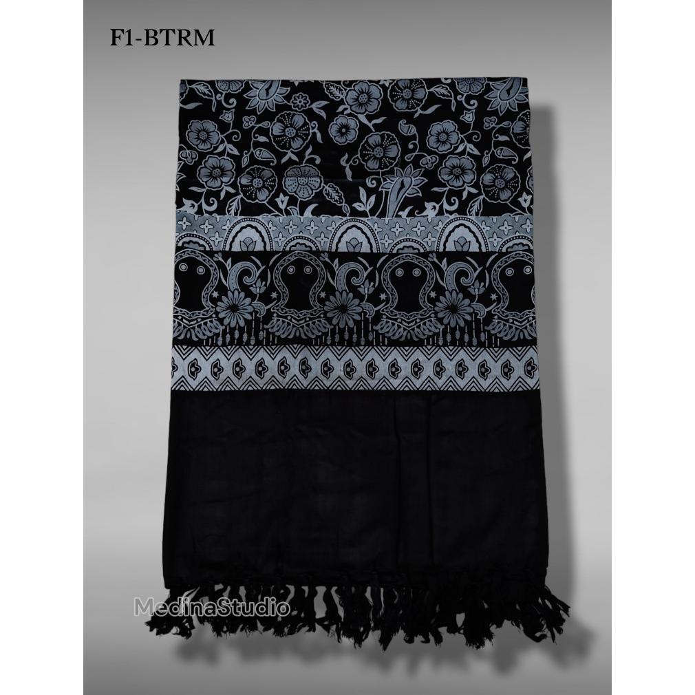 Promo Ramadhann Sorban Arab Serban Habib Motif Batik Terbaru Syal Hitam Slendang Pria
