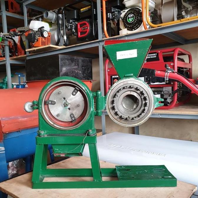 Mesin giling bumbu / tepung disk mill FFC 15 + rangka mini