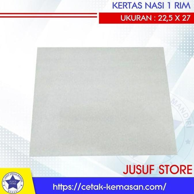 Kertas nasi KFC 22,5x27cm 100lbr