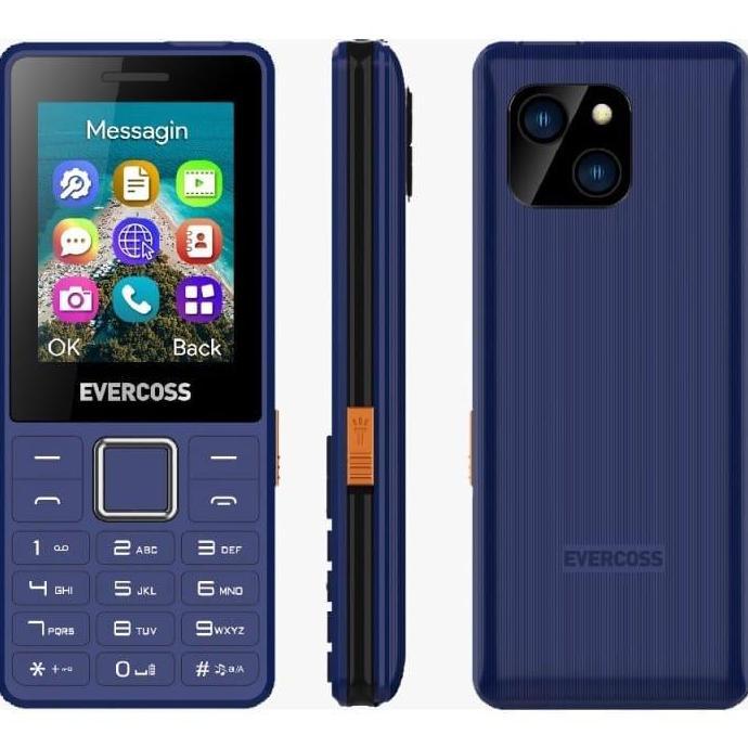 EVERCOSS N2C - LAYAR 2.4 INCH- RADIO TANPA HEADSET- GARANSI RESMI