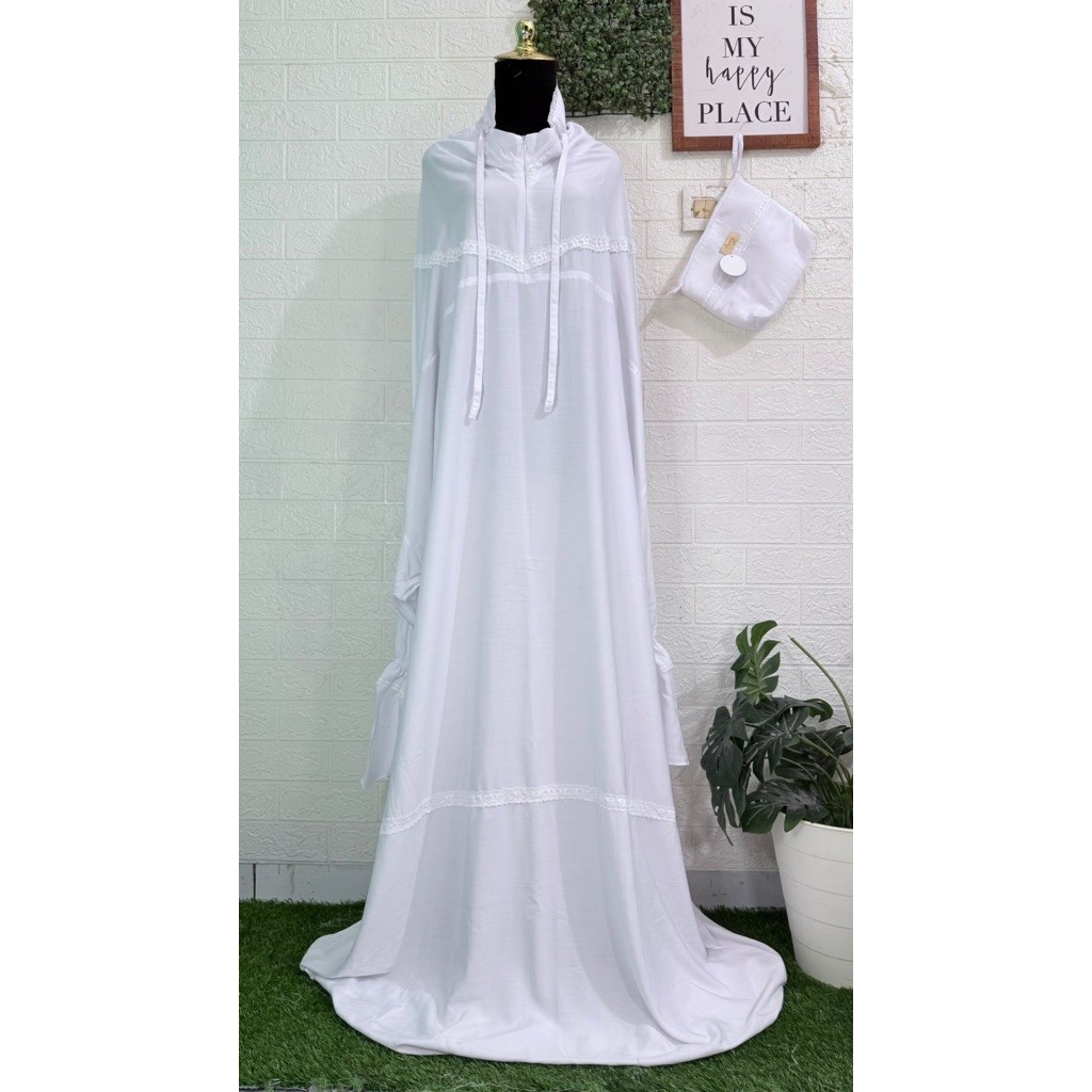 READY Mukena Alena Fatimah Terusan Polos