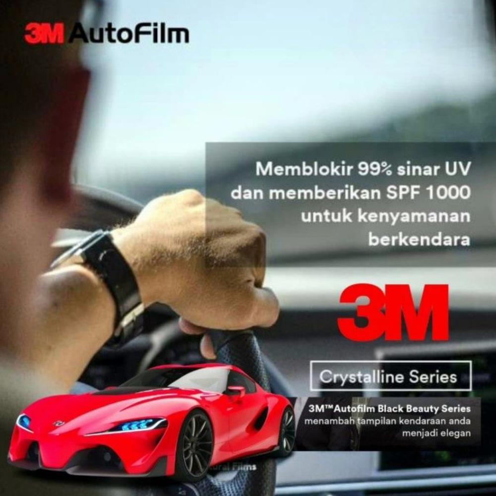 FREE ONGKIR KACA FILEM 3M BLACK BEAUTY  KACA FILEM MOBIL ANTI PANAS 40% 60% 80%