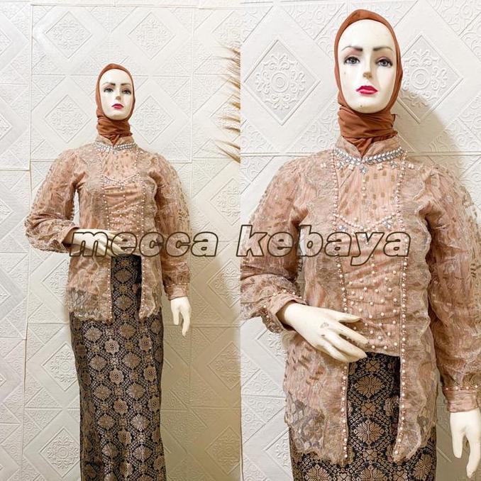 Kebaya Kutubaru Tille Bordir Premium Part 1 | Kebaya Kutubaru Payet Tangan Balon| Kebaya Modern Wisu