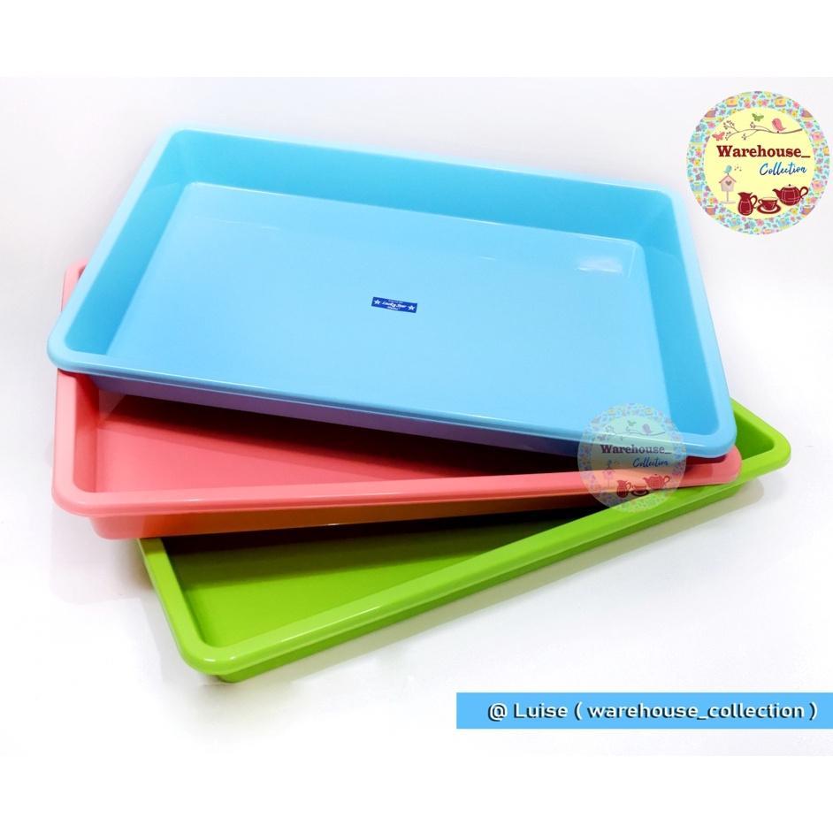 Nampan Segi Plastik Jumbo Lucky Star 1406 Dan 1405/ Nampan Besar / Baki Jumbo Lucky Star