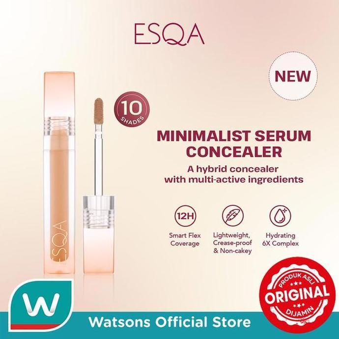 GRATIS ONGKIR - Esqa Minimalist Serum Concealer Truffle 4g