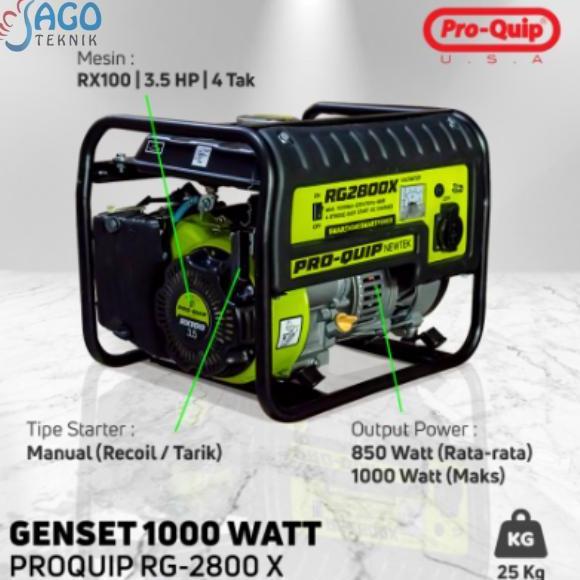 '+'+'+'+] Genset Pro-Quip USA RG2800X - 1000 Watt, Pembangkit Listrik