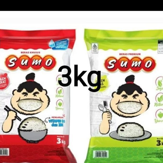 Beras Sumo 3kg| Beras premium 3 kg