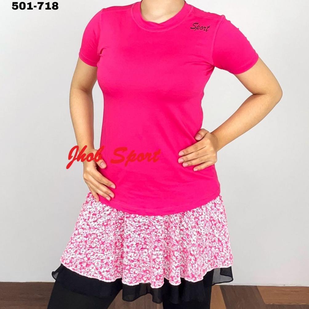 - 100% Ori Laga One Set Rok Mini Olahraga Wanita/Setelan Olahraga Rok Mini/Baju Olahraga Wanita Term
