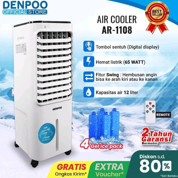 Denpoo Air Cooler / Penyejuk Ruangan Ar-1208 12  Liter
