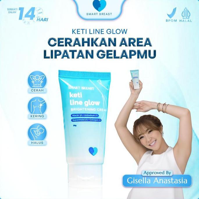Smart Breast Keti Line Glow Brightening Cream | Pemutih Ketiak