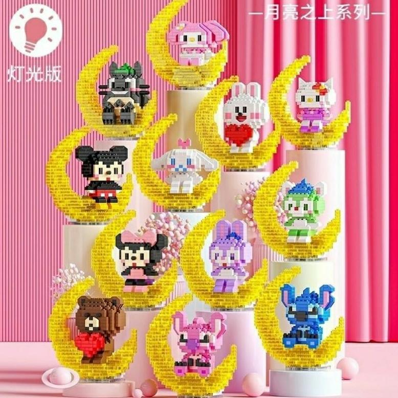 Nano Block Mainan Balok Building Block Nano Blok Nano Bricks Balok Susun Mainan Edukasi DIY LED Mode