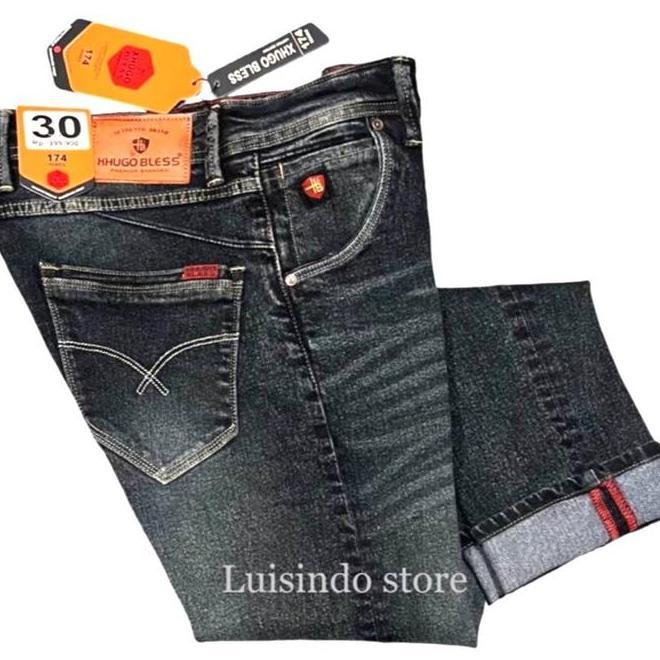 Jeans Slim Fit Jeans Slim Fit Pria Pria//Celana Panjang Xhugo Bless//Jeans