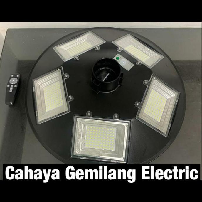 HARGA DISC - Lampu jalan led solar cell 500w 500watt street light ufo pju sell