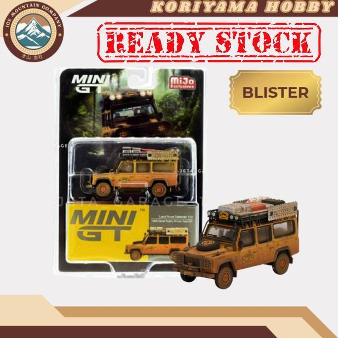 Promo Mini GT 221 Land Rover Defender 110 Camel Dirty MiniGT Diskon